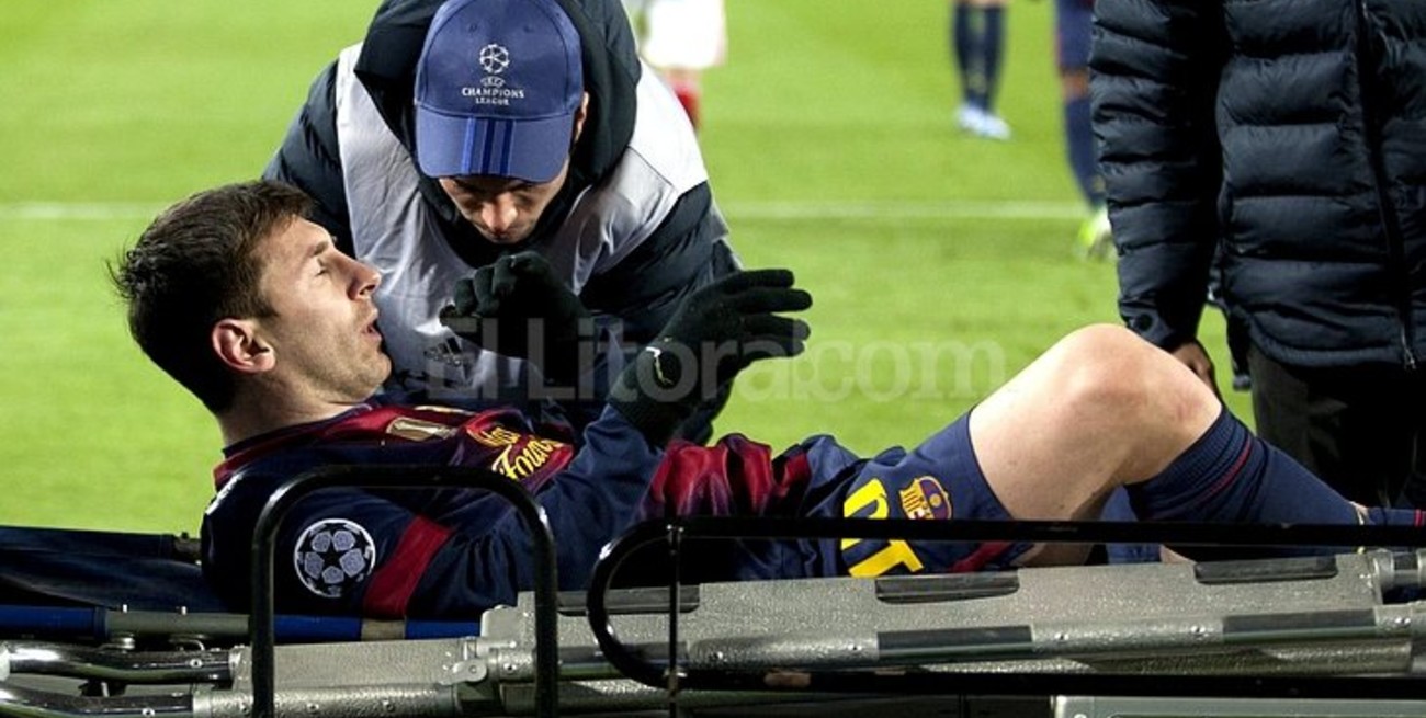 Preocupación por la lesión de Messi