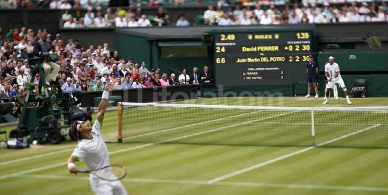 Del Potro es semifinalista en el Abierto de Wimbledon