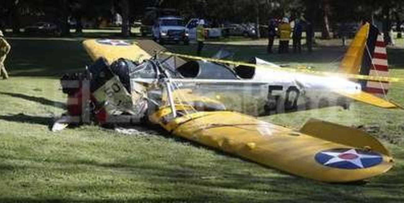 El actor Harrison Ford estaba grave tras sufrir un accidente con su avioneta