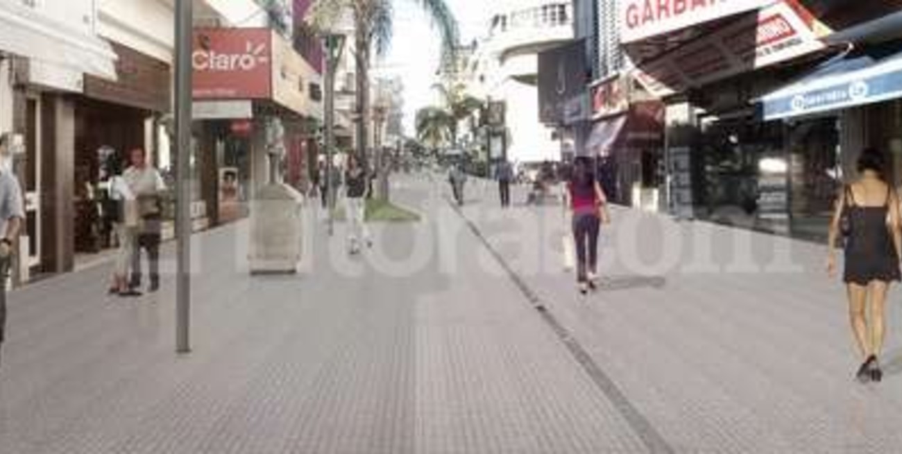 Una oferta para remodelar un tramo de la peatonal San Martín
