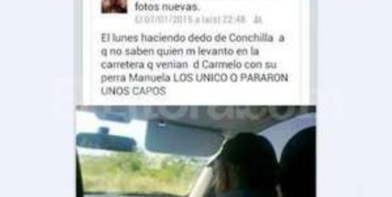  Mujica levantó en su auto a un trabajador que hacía dedo en la ruta 