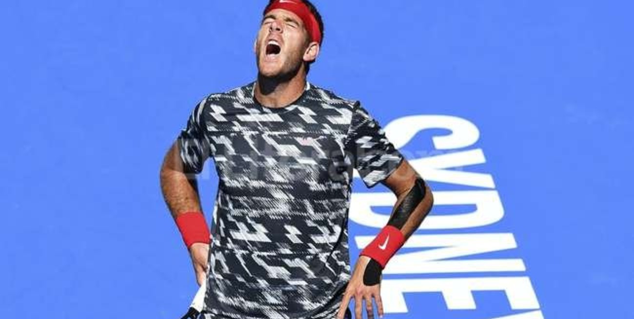 Del Potro es duda para el Abierto de Australia
