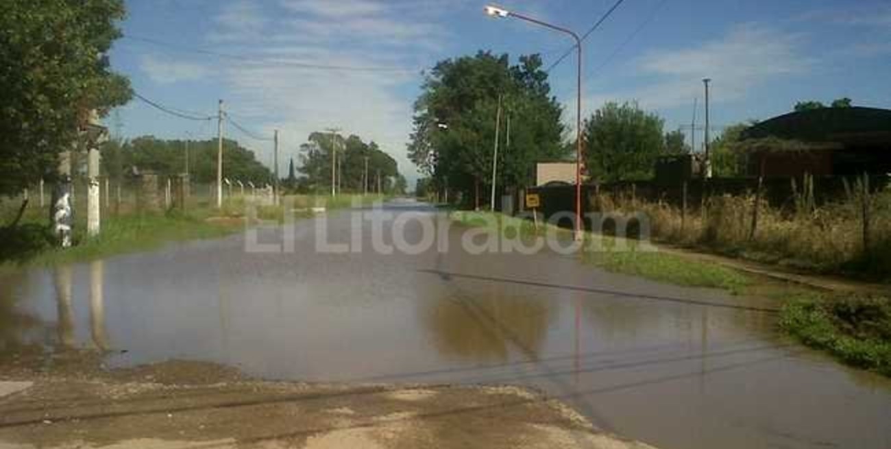 En Recreo se inundó hasta el intendente