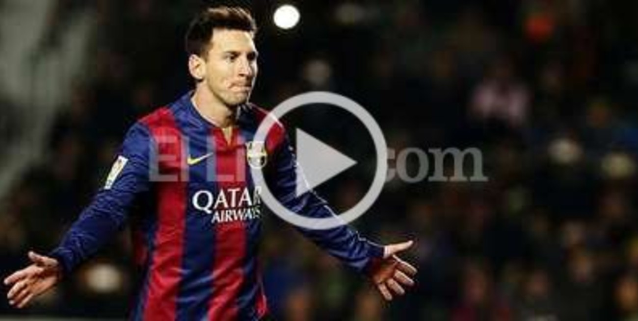 Dos goles y dos asistencias de Lionel Messi para una nueva goleada del Barcelona
