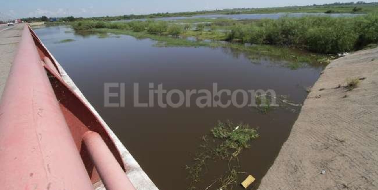 Si hay lluvias importantes, el río Salado puede ser un riesgo