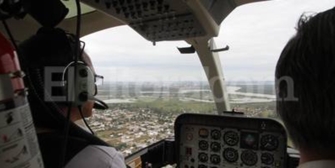 Helicóptero: el gobierno insiste en  que lo avala la ley de emergencia 