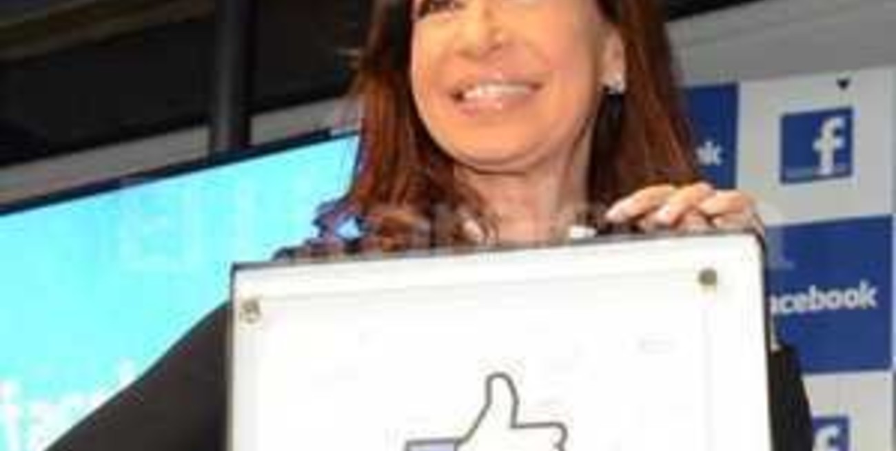 Cristina se reunió con el fundador de Facebook