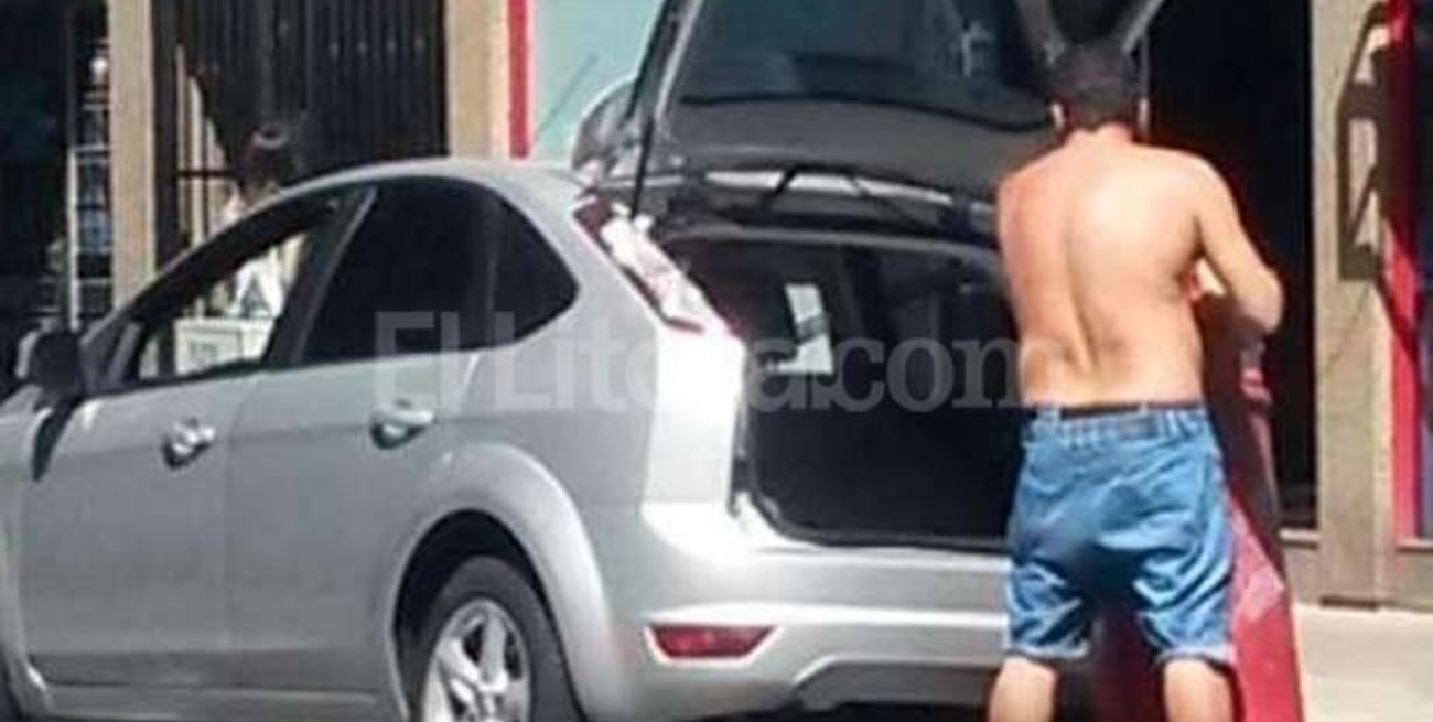 Se entregó el hombre que se robó un buzón