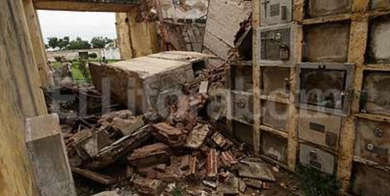 El antes y el después del derrumbe: qué se hizo y qué no en el Cementerio