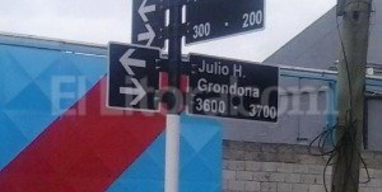Julio Grondona tiene su calle en Sarandí