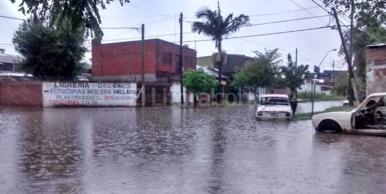En Santa Fe cayeron 100 milímetros desde la madrugada