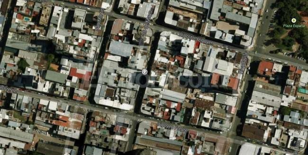 Desvío de colectivos en 25 de Mayo al 2800