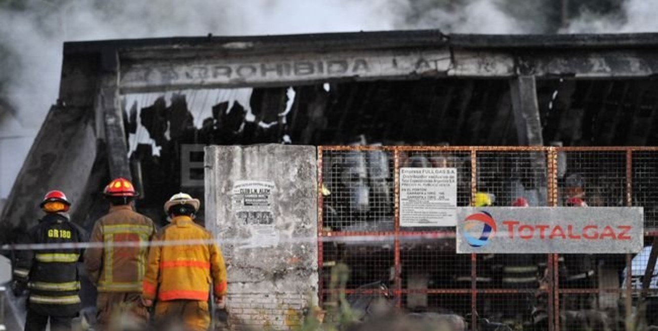 Explosión en un depósito de garrafas en General Rodríguez