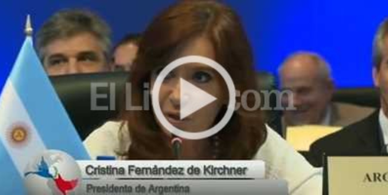 Cristina: "Ningún país americano puede ser una amenaza para Estados Unidos"