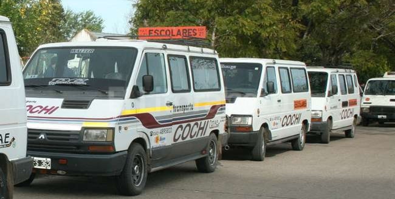 Transporte escolar: desde marzo aumenta entre un 10% y un 15%