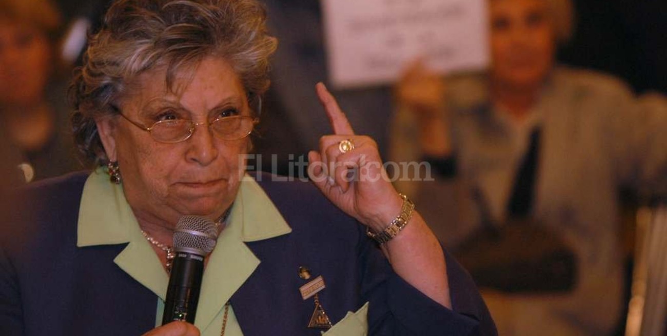 Murió Lita de Lazzari