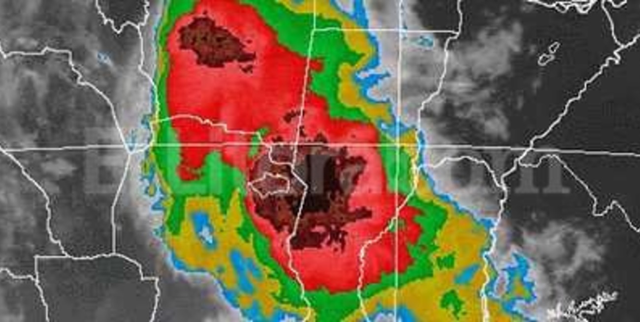 Cómo se desplaza la tormenta, en tiempo real