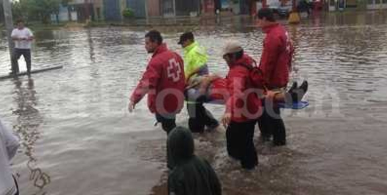 Cruz Roja asistió a vecinos del norte
