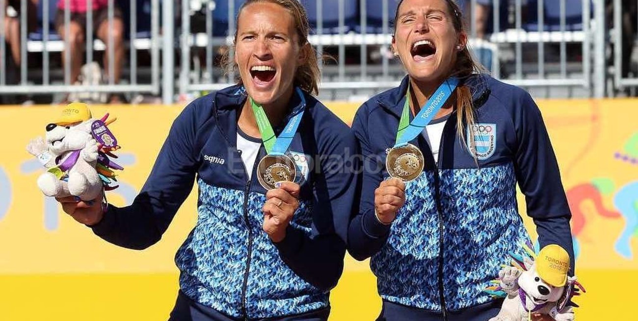 Voley playero: oro para las argentinas Gallay - Klug
