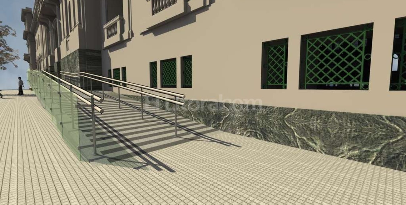 Un nuevo acceso al edificio de Tribunales