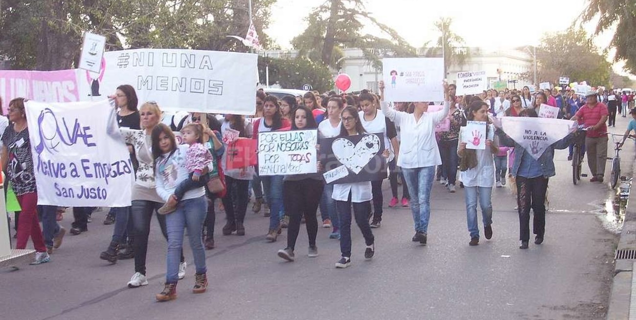 San Justo también se manifestó