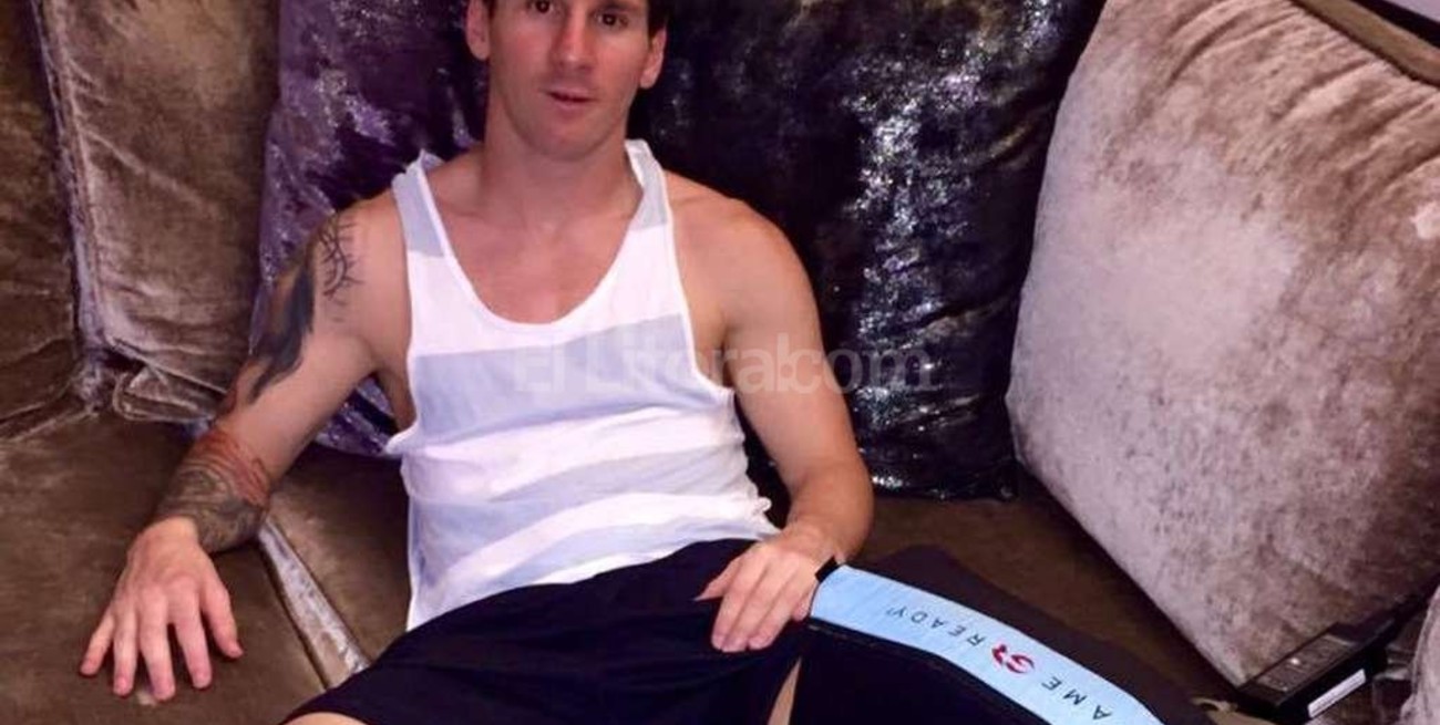 Messi se recupera de su lesión
