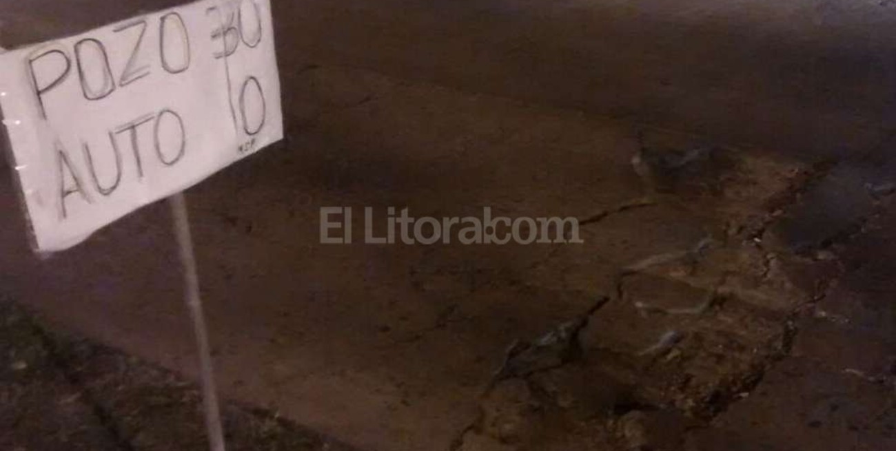 La batalla diaria contra un pozo de Avenida Galicia