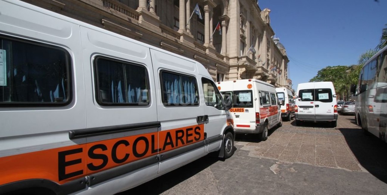 Paro de transportistas de personas con discapacidad