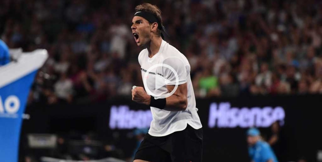 Nadal venció a Dimitrov y hay partido contra Federer