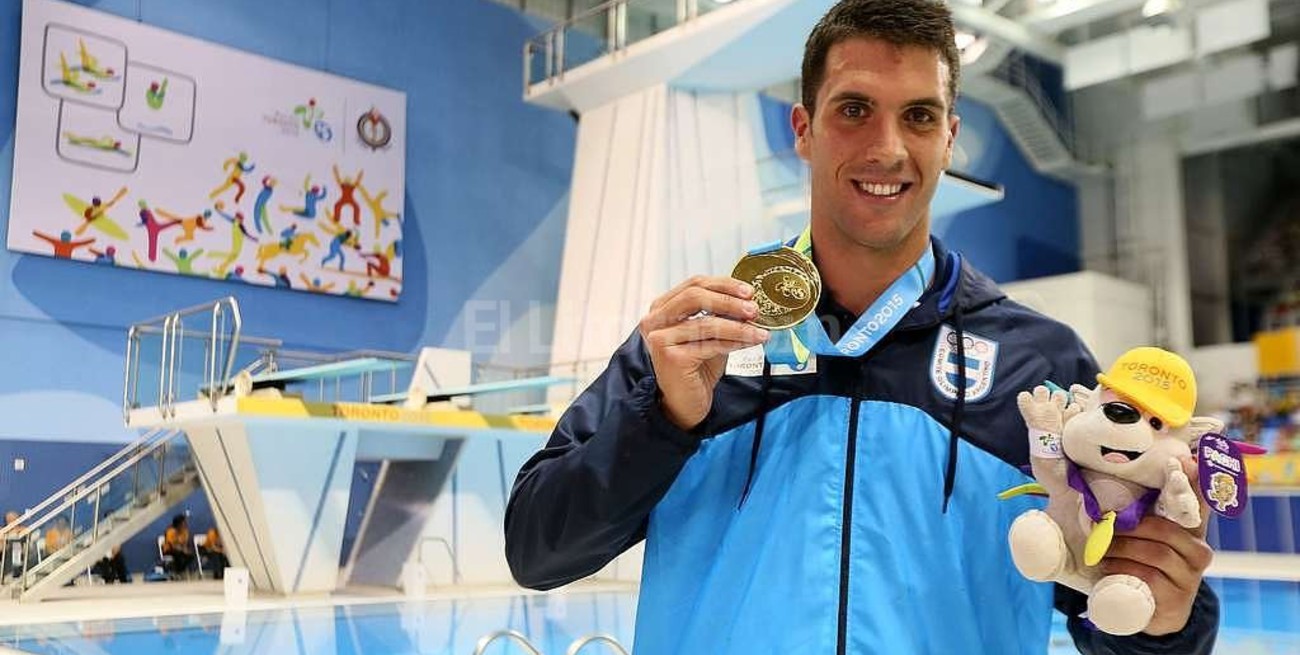 Grabich obtuvo el oro en los 100 metros libres