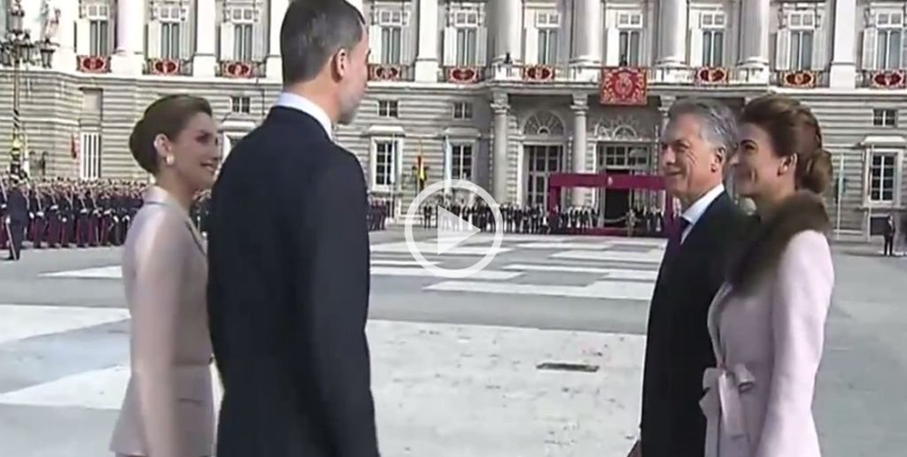 Los reyes de España recibieron a Macri y su esposa