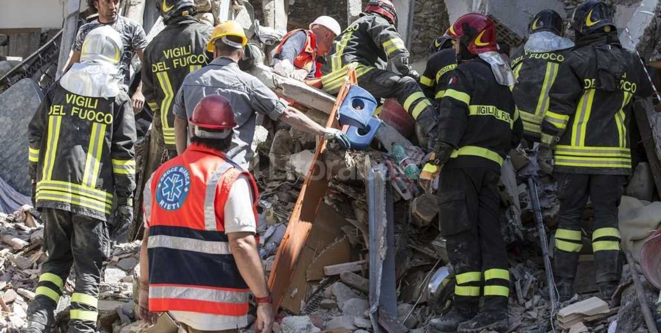 No hay argentinos entre las víctimas del sismo en Italia