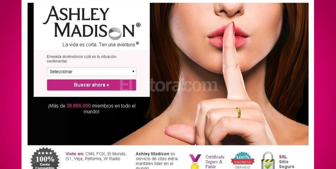 Publican datos de usuarios de la web de contactos Ashley Madison 