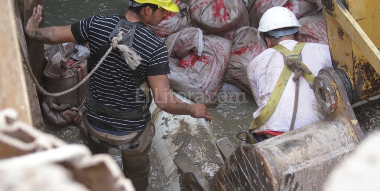 Assa reparó 18 metros de conducto cloacal