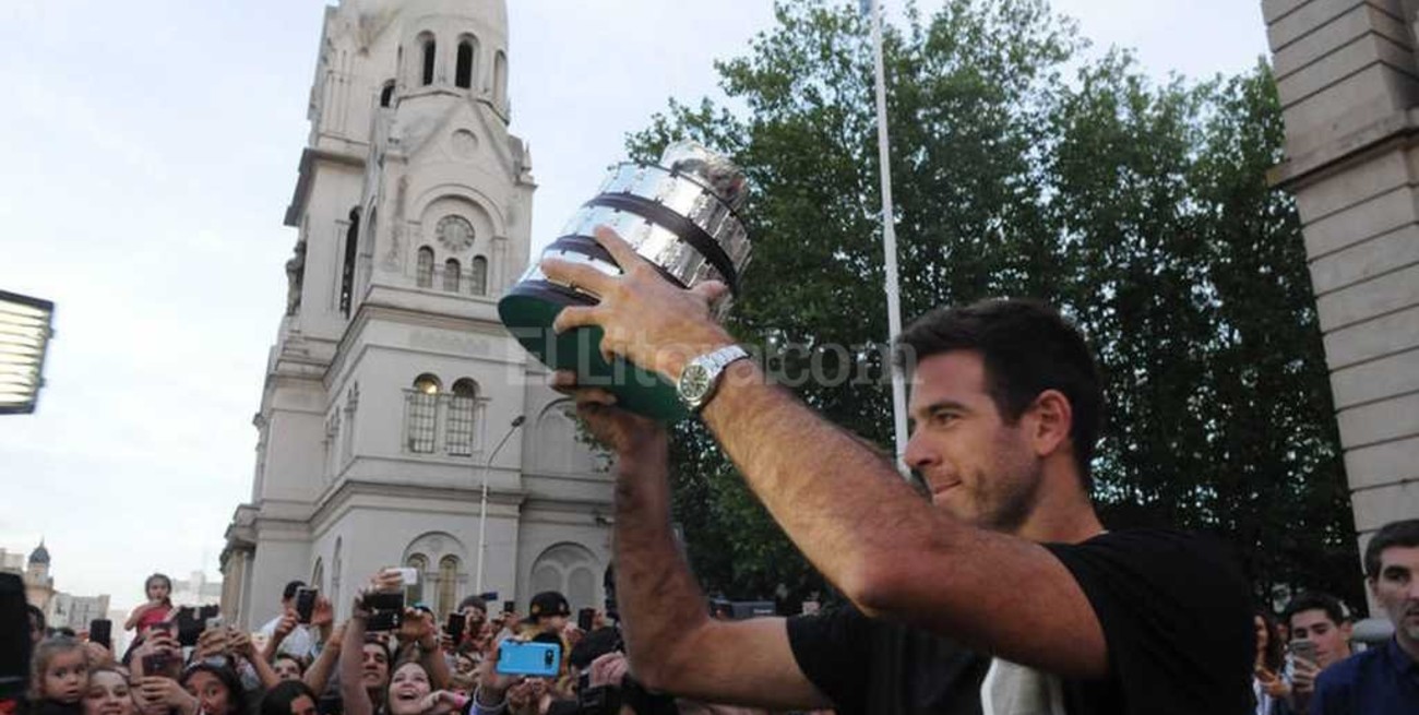 Juan Martín Del Potro fue reconocido en Tandil, su ciudad