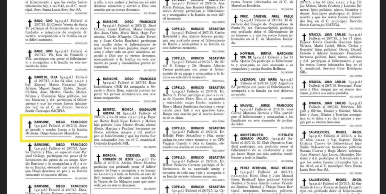 El Diego también despidió a Barisone