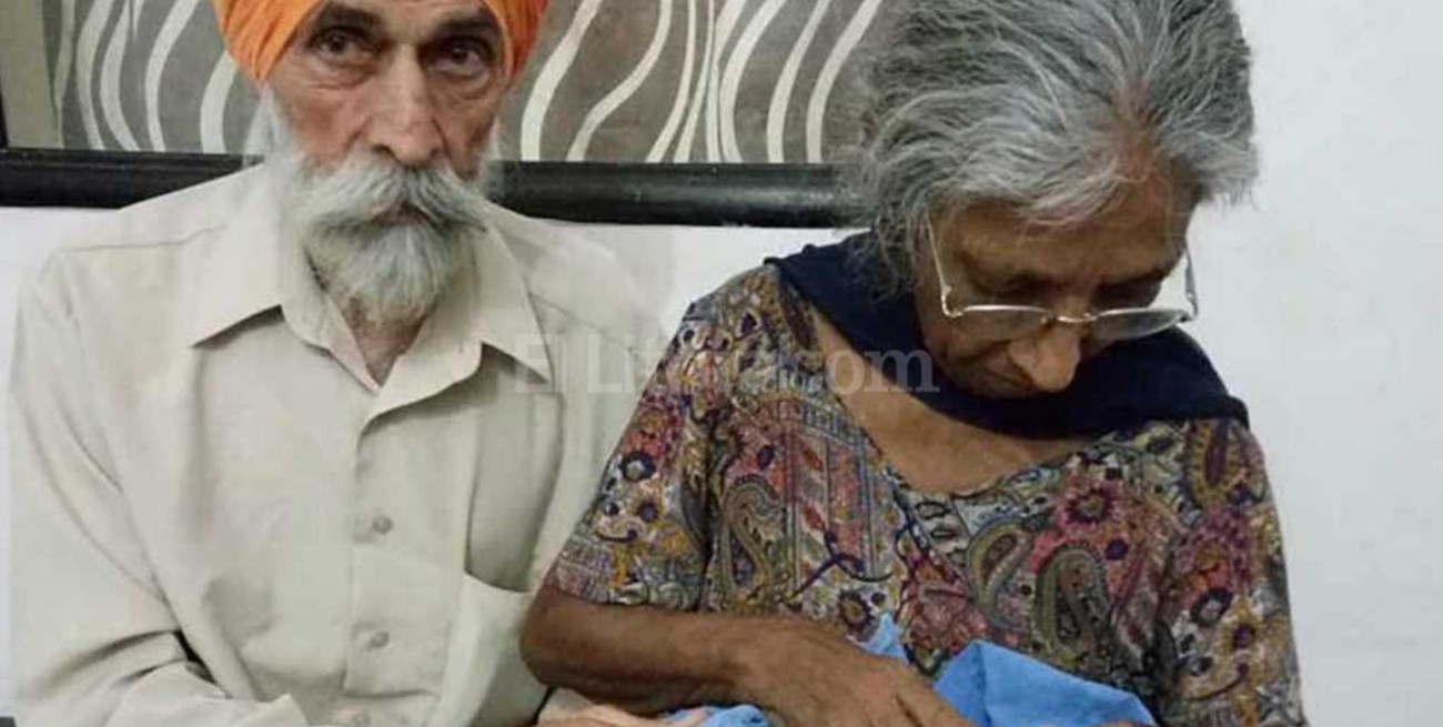 Dio a luz a los 70 años