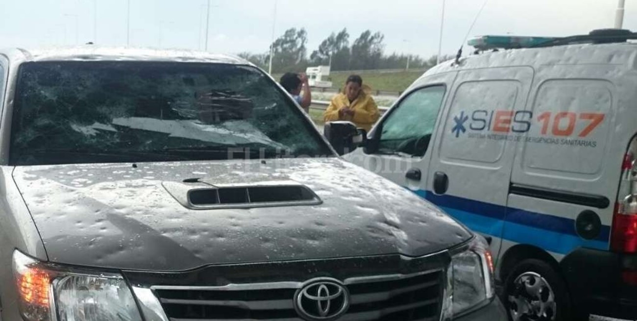 Granizo: pocos autos afectados en Santa Fe