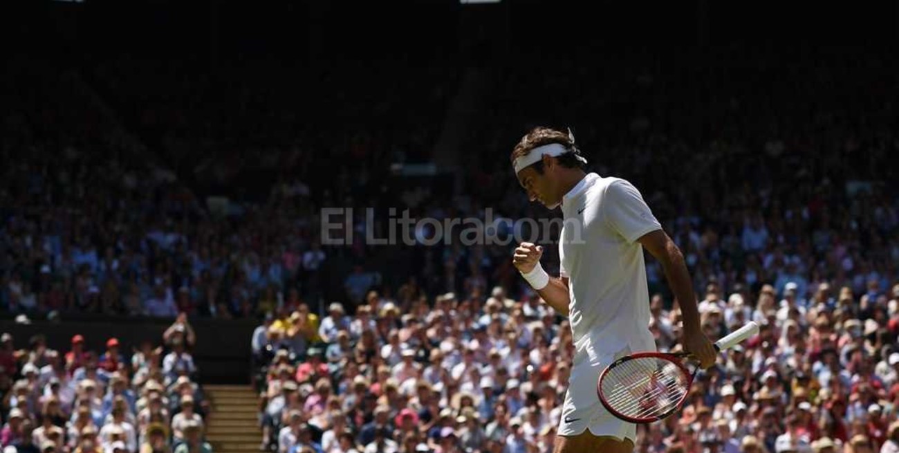 Federer dio vuelta un partido increíble y hace historia en Wimbledon