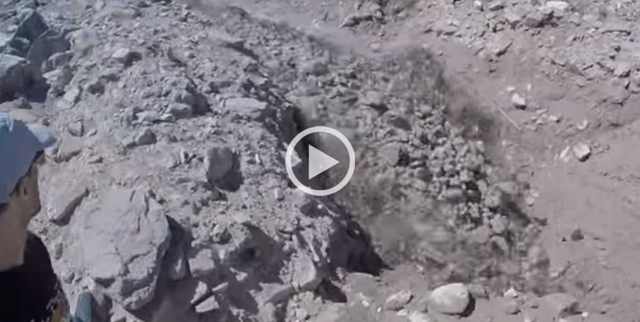 Video: un alud en el Aconcagua en primera persona 