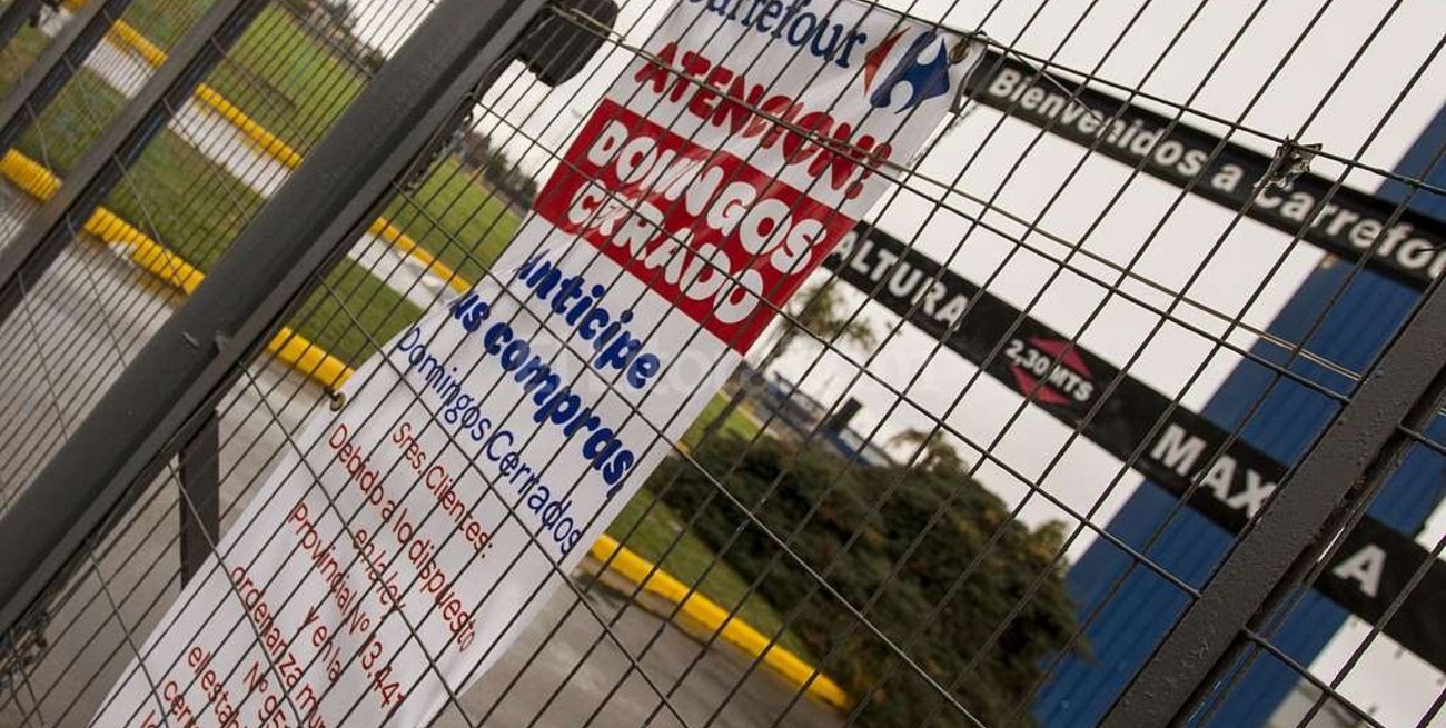 Descanso dominical: dos cadenas de supermercados ratifican 119 despidos