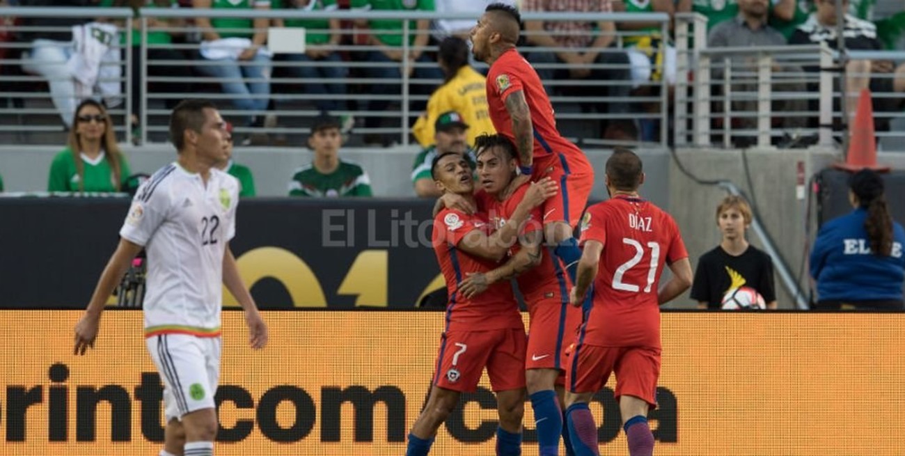 Chile le hizo 7 a México y jugará con Colombia las semifinales