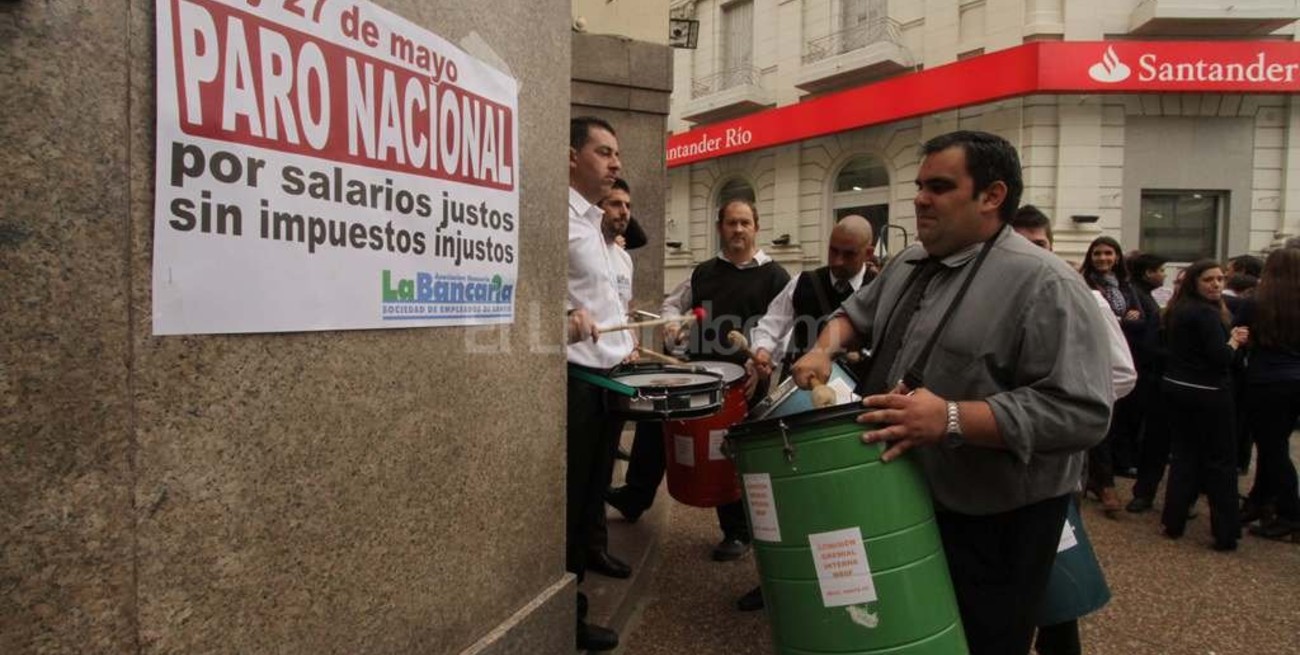 Este jueves no habrá bancos por un paro de los trabajadores 