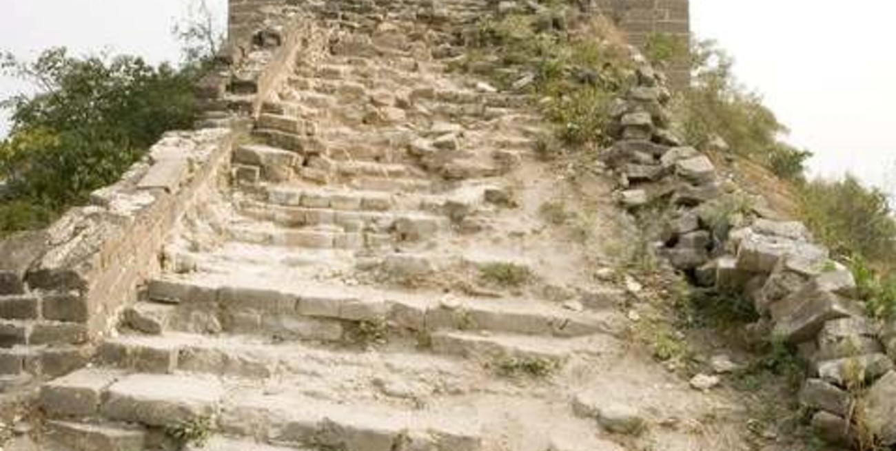 La Gran Muralla china se desmorona