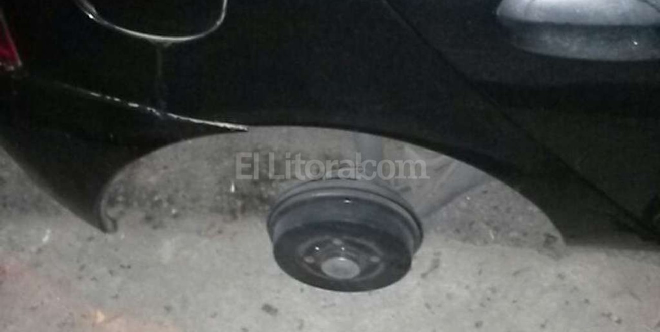 "Roba ruedas" en Candioti Norte