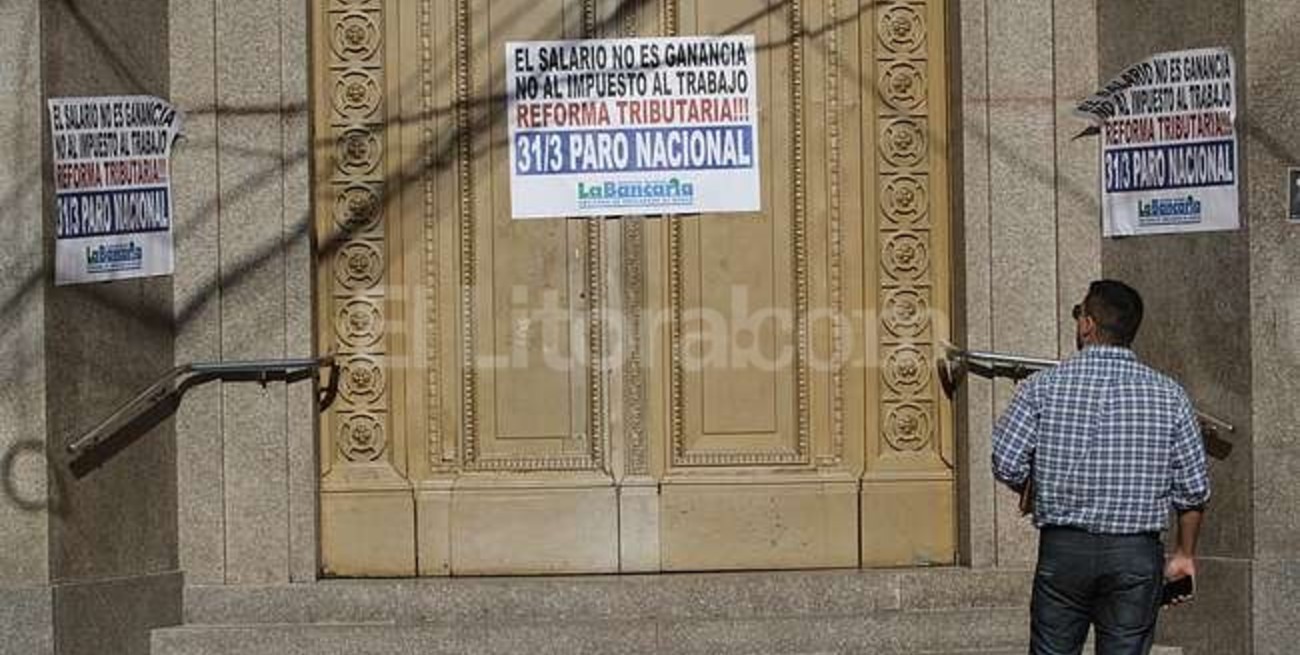 Ratifican el paro bancario del próximo martes
