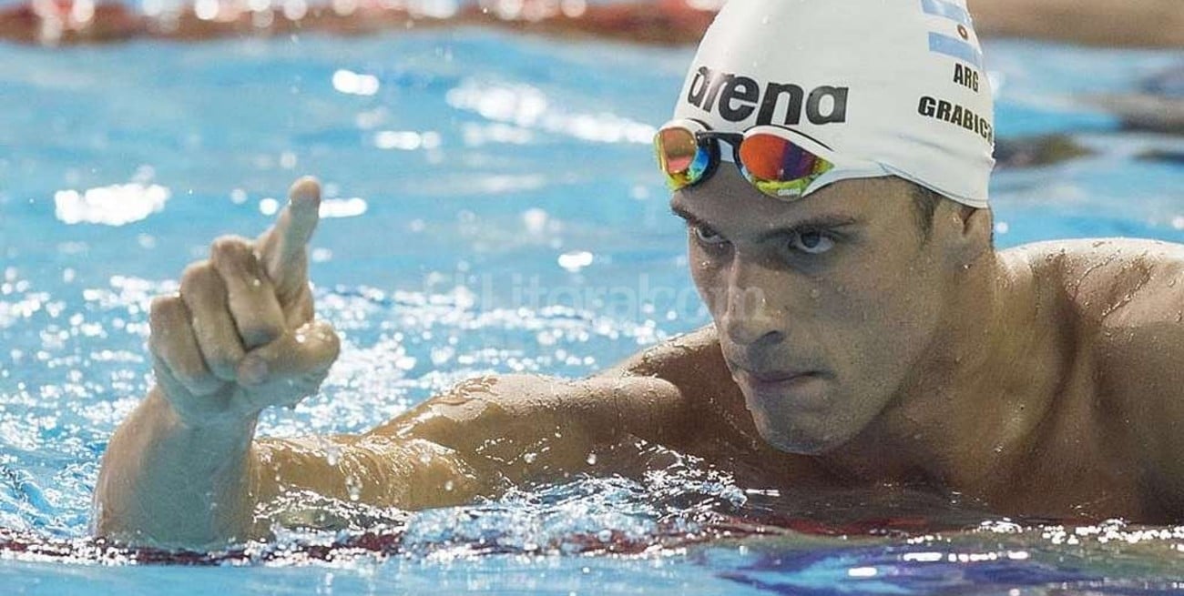 Grabich llegó a semifinales y batió el récord nacional de 200 metros libre