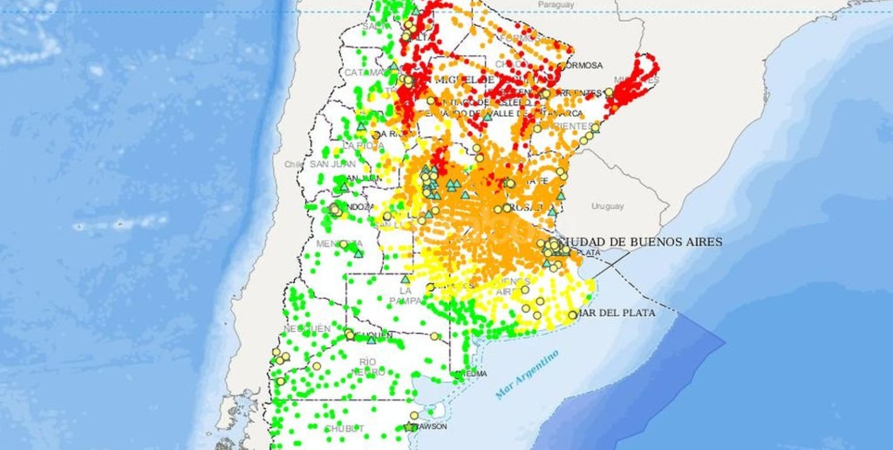 Conocé el riesgo de dengue que hay en tu zona