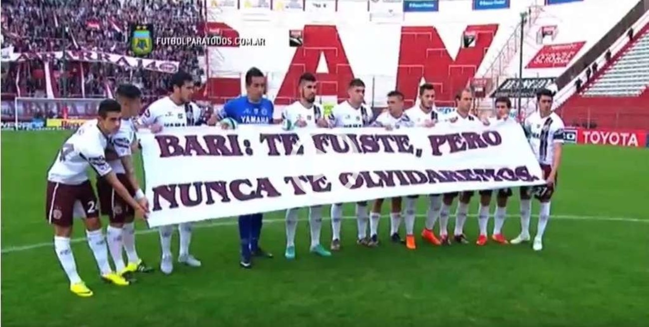 Lanús homenajeó a Barisone