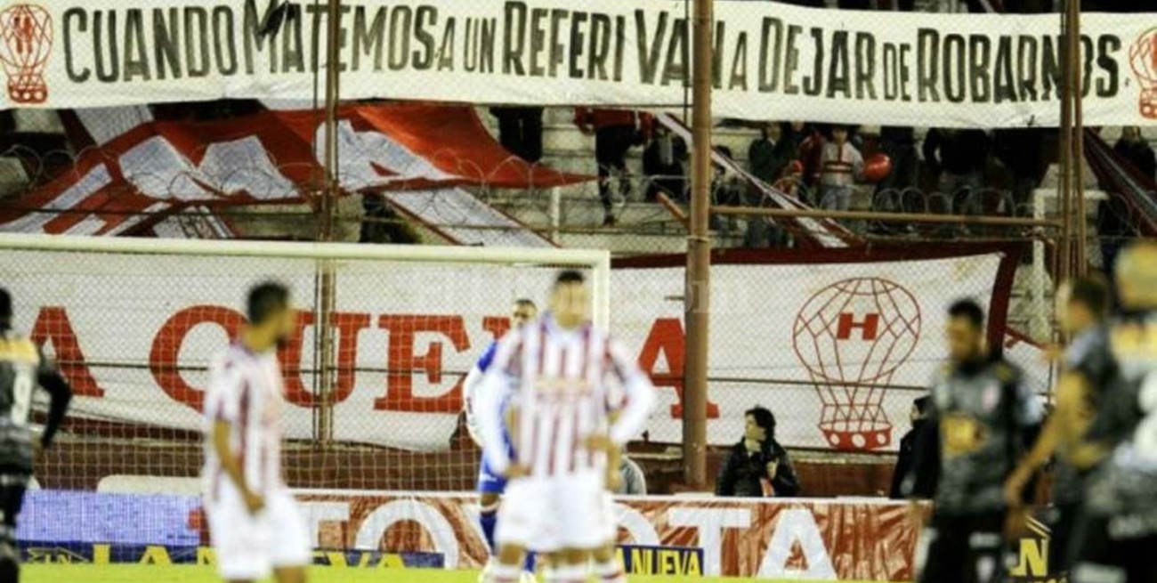 "Cuando matemos a un referí van a dejar de robarnos"